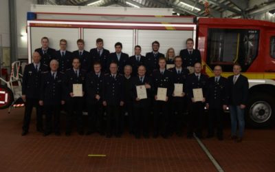 Mitgliederhauptversammlung 2019 der Feuerwehr Dinklage