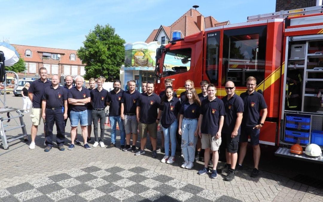 Feuerwehr Dinklage beim Tag der Vereine dabei