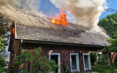 Stall- und Wohnhausbrand in Wulfenau
